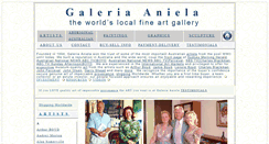 Desktop Screenshot of galeriaaniela.com.au